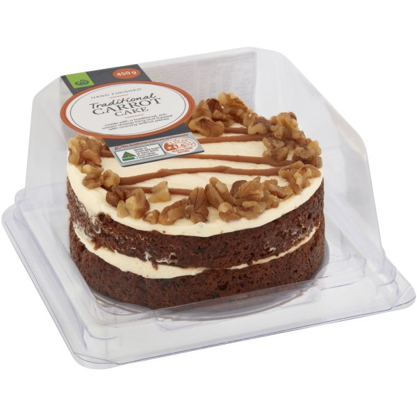 Woolworths Traditional Carrot Cake 450g | bunch