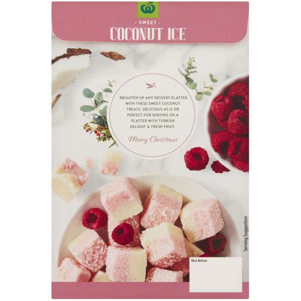 Woolworths Coconut Ice 150g bunch