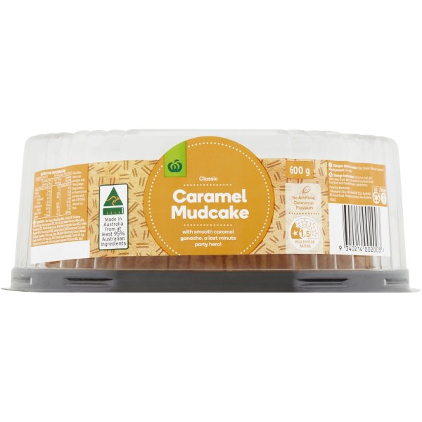 Woolworths Mud Cake Caramel 600g | bunch