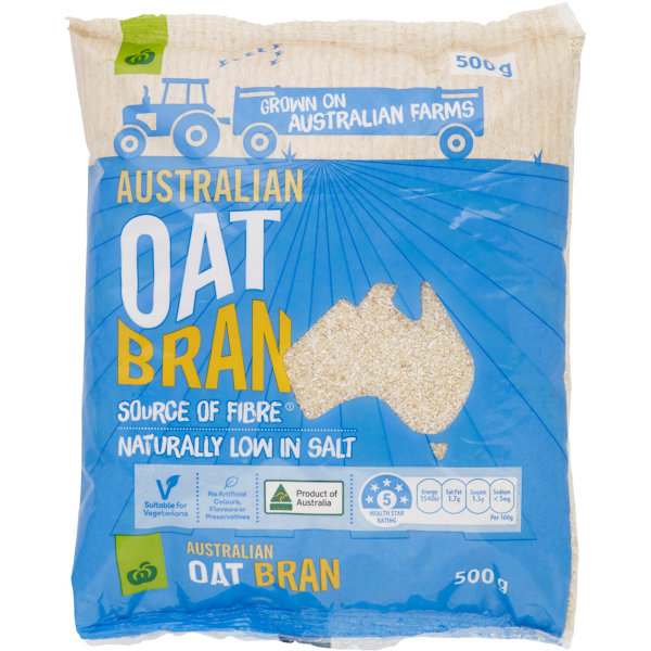 Woolworths Oat Bran 500g bunch