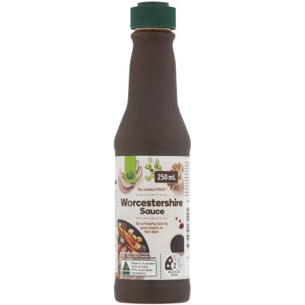 Woolworths Worcestershire Sauce 250ml bunch