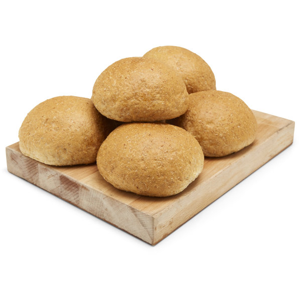 Woolworths Bread Rolls Soft Wholemeal Jumbo 6 Pack bunch