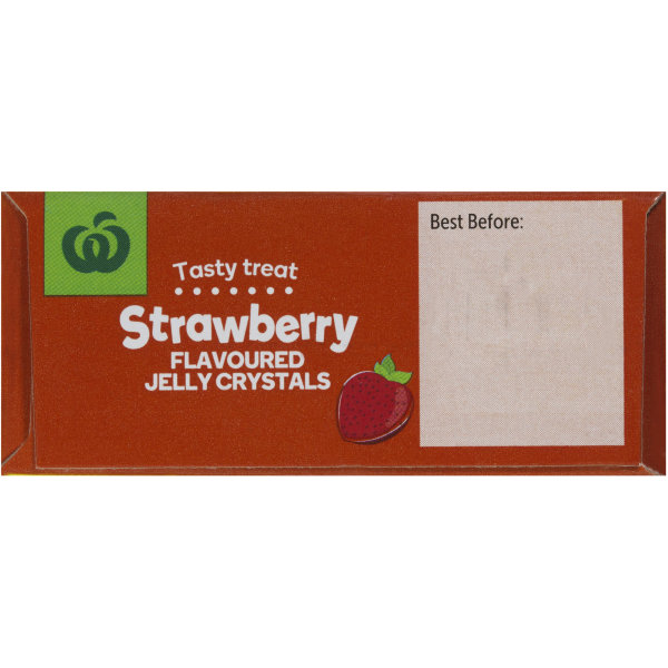 Woolworths Jelly Strawberry 85g bunch