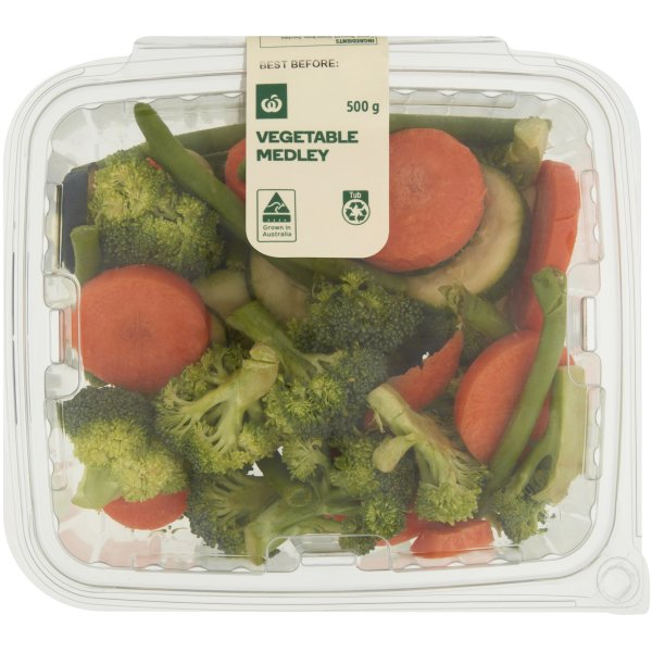 Woolworths Vegetable Medley 500g bunch