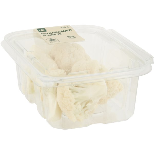 Woolworths Cauliflower Florets 220g bunch