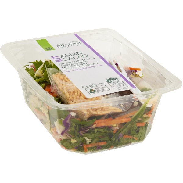 Woolworths Asian Salad Tub 250g | bunch