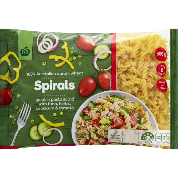 Woolworths Pasta Spirals 500g Bunch woolworths-pasta-spirals-500g-bunch