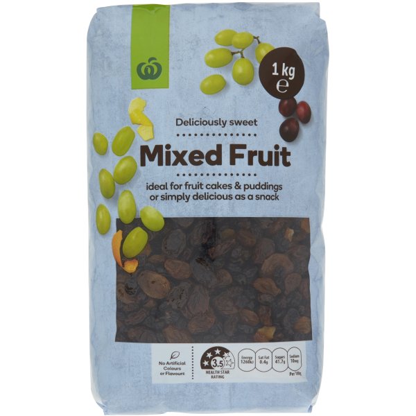 Woolworths Mixed Fruit 1kg 