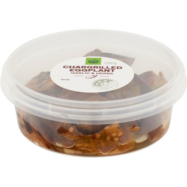 Woolworths Chargrilled Eggplant 120g bunch