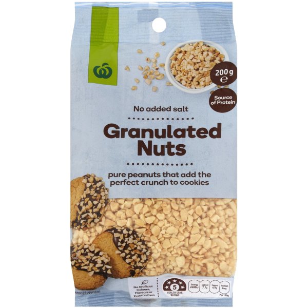 Woolworths Granulated Nuts 200g bunch