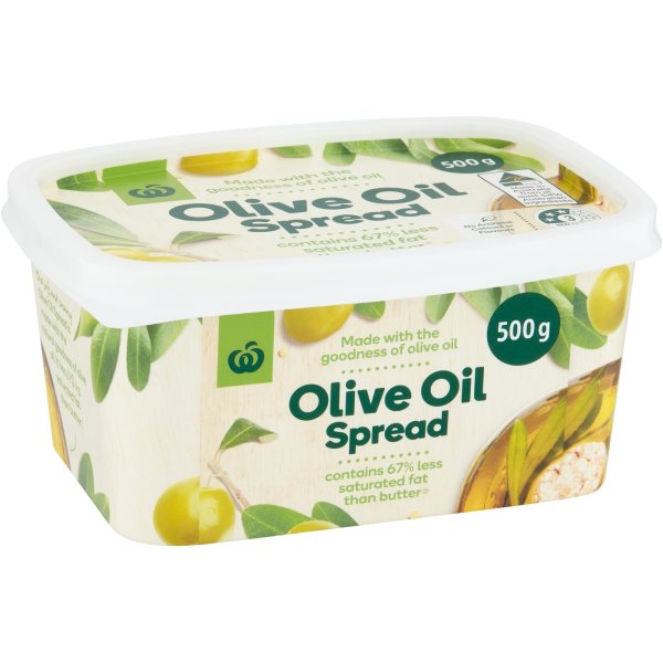 Woolworths Spread Olive Oil 500g bunch