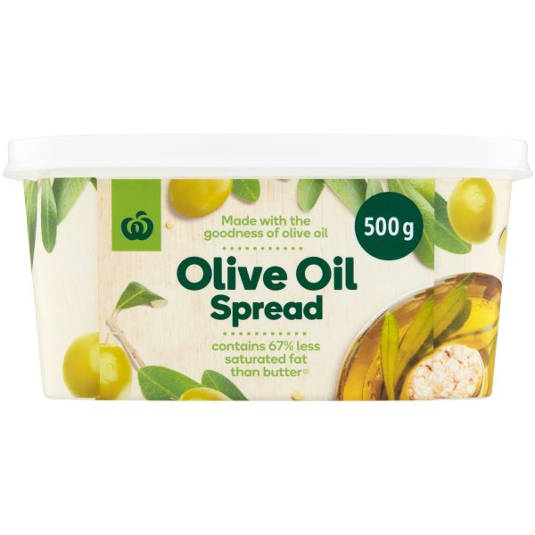 Woolworths Spread Olive Oil 500g bunch