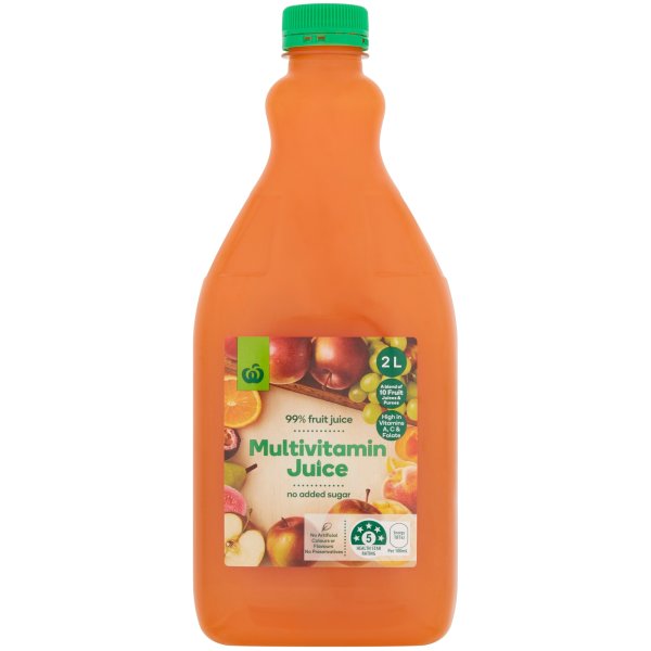 Woolworths Multivitamin Juice 2l bunch