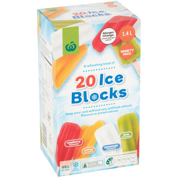 coles ice blocks