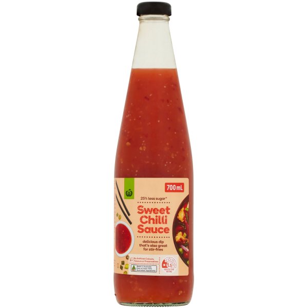Woolworths Sweet Chilli Sauce 700ml bunch