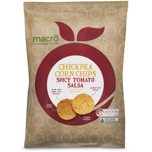 macro spicy bbq corn chips