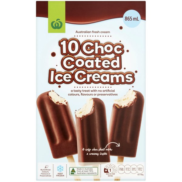 diet ice cream woolworths
