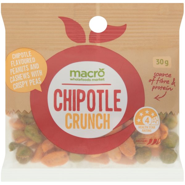 Macro Chipotle Crunch 30g bunch