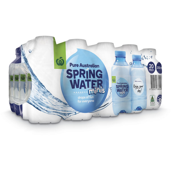 Woolworths Spring Water Minis 20x250ml | bunch