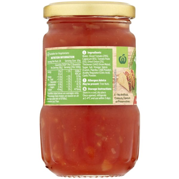 Woolworths Taco Sauce Mild 240g bunch