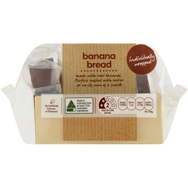 Woolworths Free From Gluten Banana Bread 4 Pack | bunch