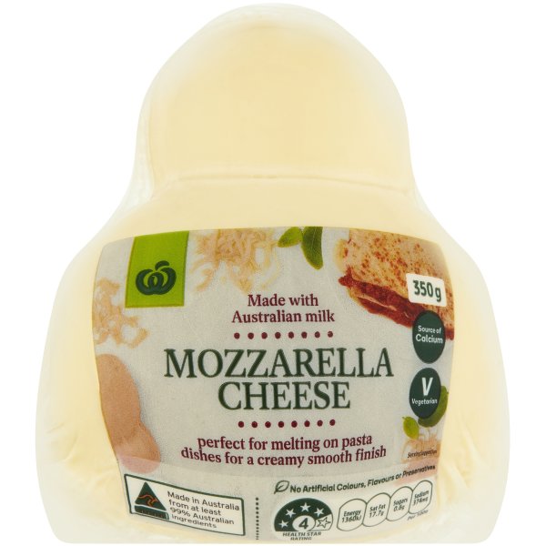 Woolworths Mozarella Pear 350g bunch