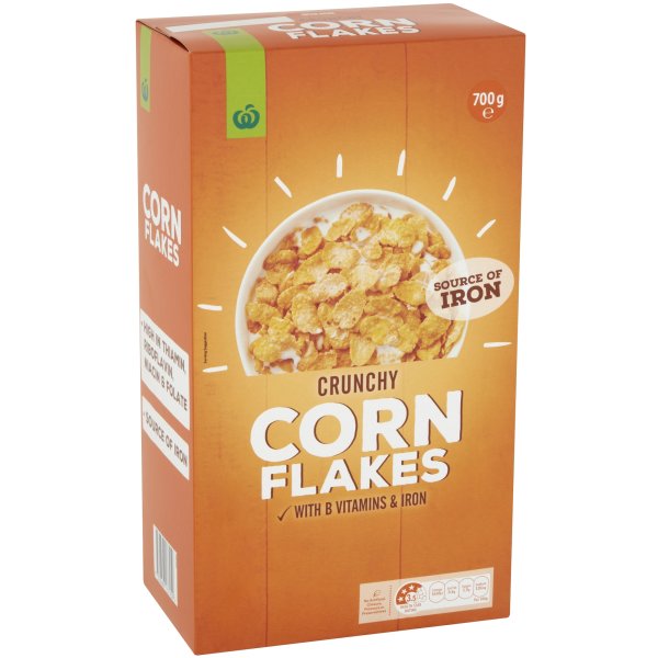 Woolworths Crunchy Corn Flakes 700g bunch