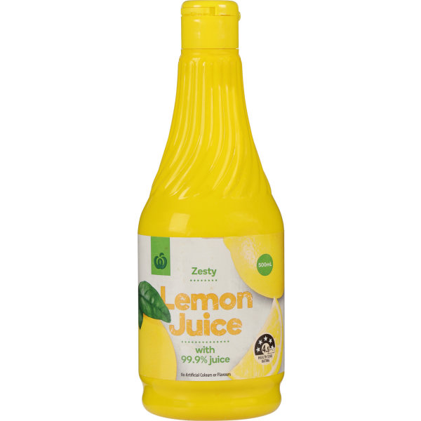 Woolworths Lemon Juice 500ml bunch