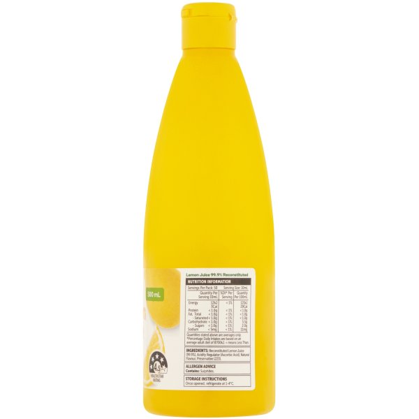 Woolworths Lemon Juice 500ml bunch
