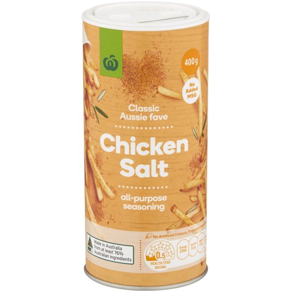 Woolworths Chicken Salt 400g bunch