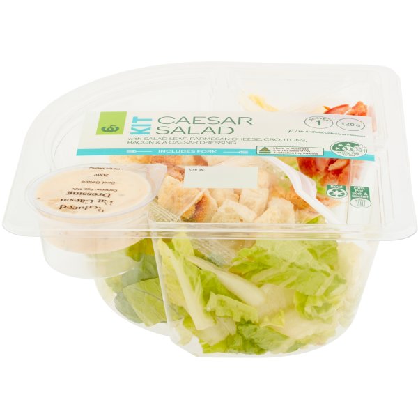 Woolworths Caesar Salad Bowl 120g bunch