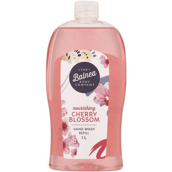 Balnea Nourishing Cherry Blossom Hand Wash Refill 1l Bunch