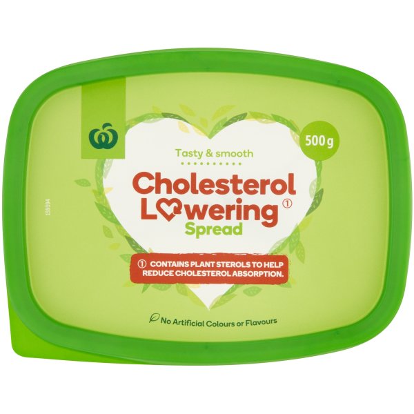 Woolworths Cholesterol Lowering Spread 500g bunch