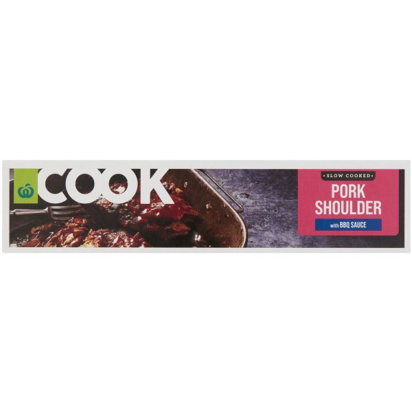 Woolworths Slow Cooked Pork Shoulder With Bbq Sauce 560g bunch