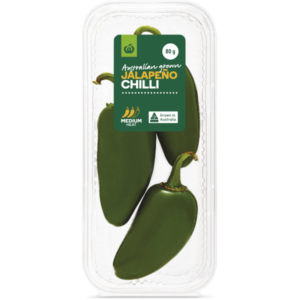 Woolworths Chilli Jalapeno 80g bunch