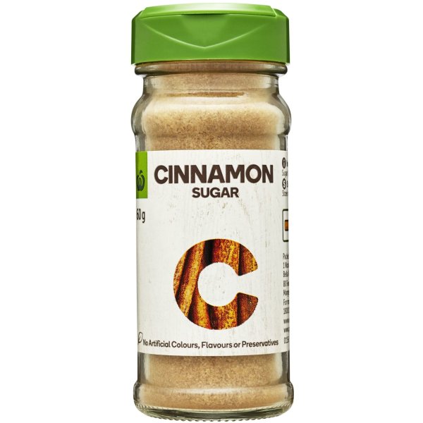 Woolworths Cinnamon Sugar 60g bunch