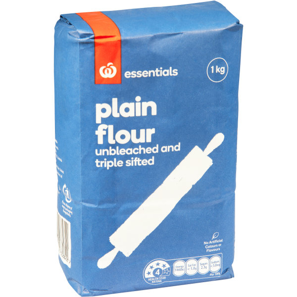 Woolworths Essentials Plain Flour 1kg | bunch