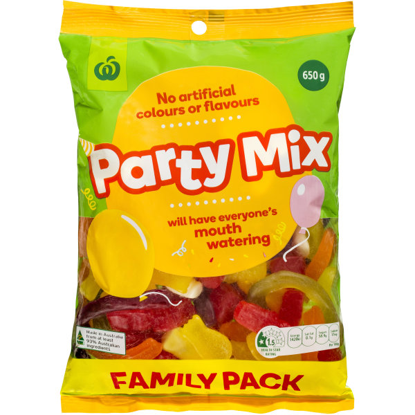 Woolworths Lolly Party Mix 650g | bunch