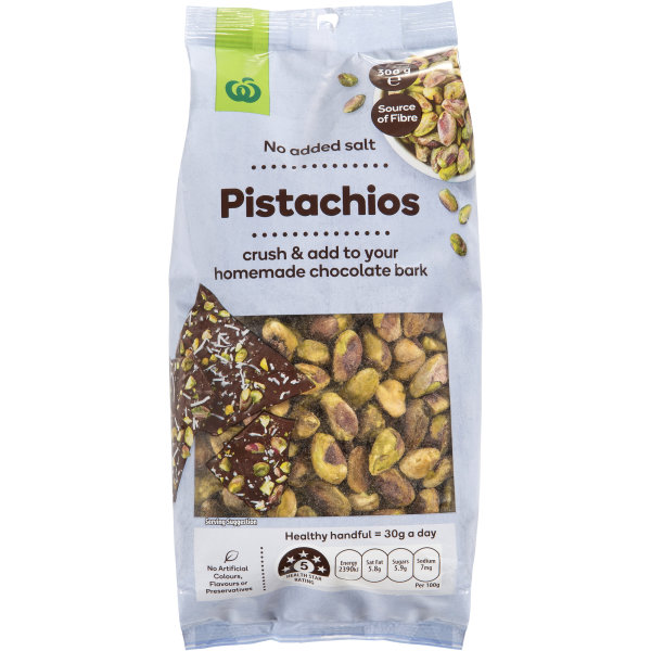 Woolworths Pistachios 300g bunch