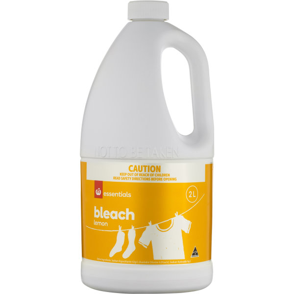 Woolworths Essentials Bleach Lemon 2l bunch