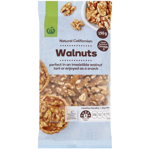 Woolworths Walnuts Californian 190g | bunch