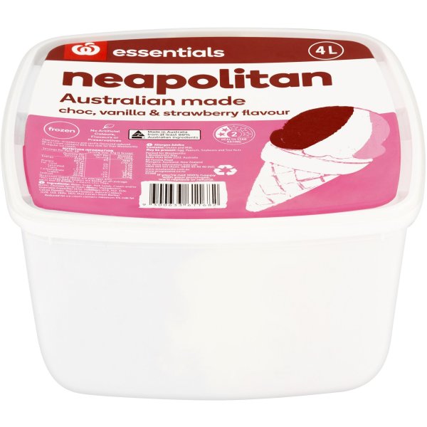 neapolitan chocolate ice cream